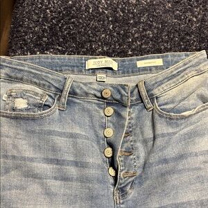 Judy Blue Medium Wash Button-Fly Jeans